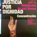 cartel reivindicativas