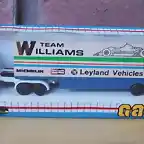 Fiat 619 chico Semi Container Team Williams blanco caja