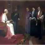Visita de los Pr?ncipes de la Glorieta al Papa Le?n XIII en el Palacio1