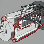 MOTOR DAIMLER BENZ 601 2