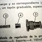 Piston de la valvula de aceite