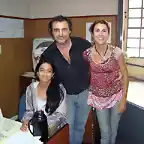 Alejandra Pautazzo, Fabian Mazzi y Gisela Vallone