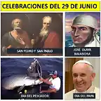 Celebraciones 29 junio