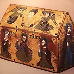 arqueta relicario de Champagnat, hacia1150, Limoges. Metropolitan de Nueva York.
