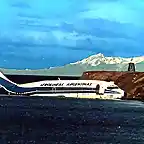 Aerolneas al agua en Ushuaia, Tierra del Fuego