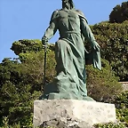 Estatua de Abd Al Rahman I en Almucar(Granada.)