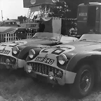 Triumph TR3 - racing #25 & #26 Le Mans '59