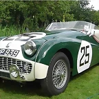 Triumph TR3 - racing #25 Le Mans '59
