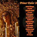 calendario ensayos virgen