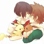 anime-eevee-green-pikachu-pokemon-Favim.com-212193