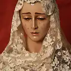 La Virgen de la Esperanza de Almuñecar mantilla