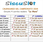 Calendario Le Mans
