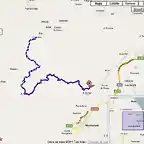 Pico de Pena Mueita por Viloalle e por Alfoz mapa