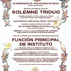 Triduo 2012
