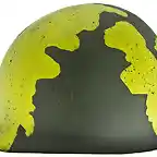 U.S. M-1 Helmet with Unusual Yellow Camouflage (Vietnam) - 2..