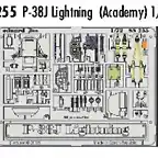 EDSS255-1-72-Lockheed-P-38J-Lightning-zoom-etch-Academy--1050-p