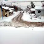 Nieve en Ushuaia, Tierra del Fuego, Patagonia