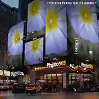 UN EDIFICIO DE FLORES