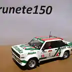 14 FIAT 131 Abarth Alitalia scalextric