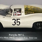 SRC 001 01 PORSCHE 907 L 24H. LE MANS 1968 ALEX SOLER ROIG-RODY LINS