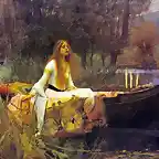 La dama de Shalott de Waterhouse