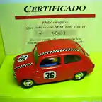 SEAT 600 VINTAGE (EXIN) Ref 8333