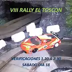 VIII RALLYE EL TOSCON