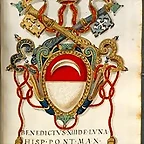 Escudo papal del papa luna