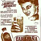 anuncio agua de carabaa 1958