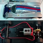 Mercedes Sauber C9 algunas calcas y a medio pintar