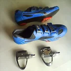 pedales y zapatos