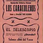 Los caracoleros libreto 1962