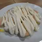 Huevas de atn con mayonesa