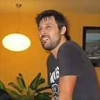 Hugo en cena antes del bolo 12