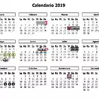 plantilla calendario