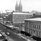Maribor - Das geschlossene Stadtbad und der Bau eines Kaufhauses in der N?he des Hotels Slavija - 1969