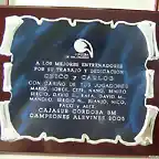 Placa conmemorativa