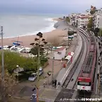 vista del ferrocarril costero