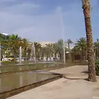 fuente en el paseo de salou