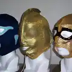 Mascaras usadas por el luchador.