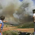 Incendio en Sar de Saelices, Guadalajara (17-7-05)