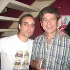 Pablo Padn con Miguel de Radio Queen