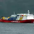 RO-RO Magallanes, navegando en canales