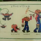 Esquema de la evolucin de los Hombres Calabaza
