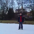 MI GORDITO EN EL LAGO HELADO (DISFRUTO DE LO LINDO)