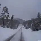 nieve carretera