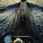 oberon class submarine, navegando