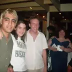 Matas y Ezequiel de DSR, con una fans