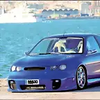MG ZR Blue Water