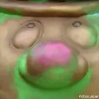 Es la cara de una olla, pero q parece?